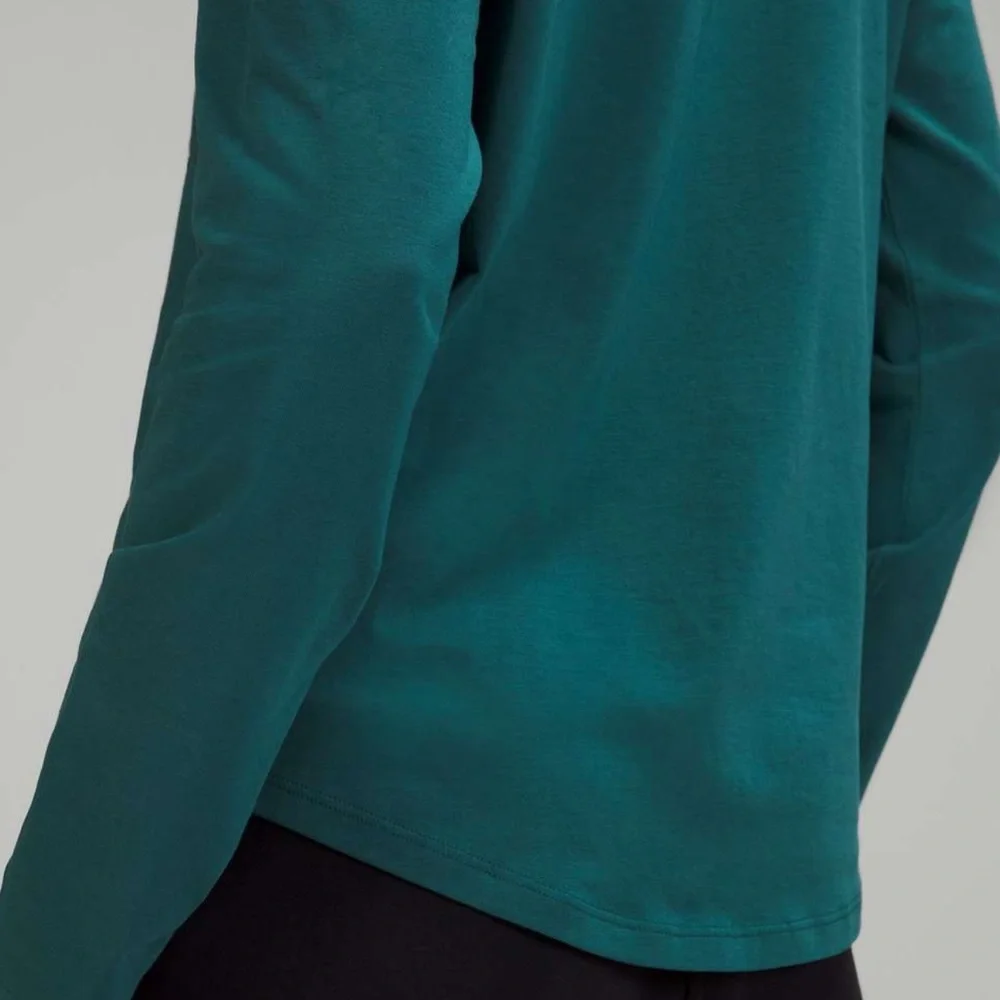 Lululemon Love Long Sleeve Shirt Jasper Green 18 - Picture 4 of 8